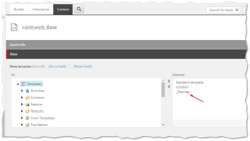 Site map settings